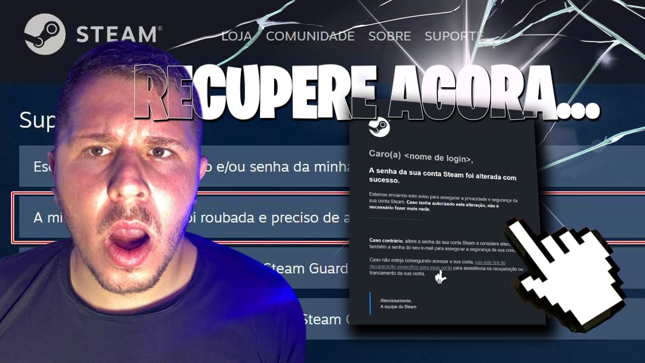 COMO RECUPERAR CONTA STEAM HACKEADA em 2025 (Funcionando)