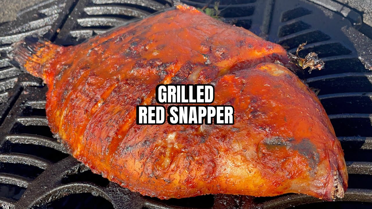 Charcoal Grilled Red Snapper — watch on YouTube