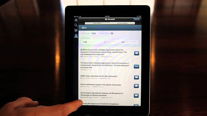 myCME App: Completing a Course