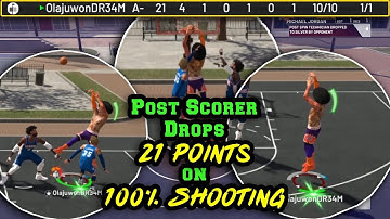 NBA 2K19 Unstoppable Shot Creating Post Scorer Scores Every Point Without Missing At The 3