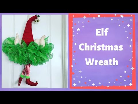 How To Make An Elf Hat With A Dollar Tree Frame - Youtube