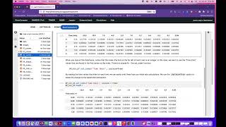 Nonlinear regression: Creating the Pandas DataFrame