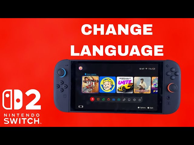How To Change Language On Nintendo Switch 2 - YouTube