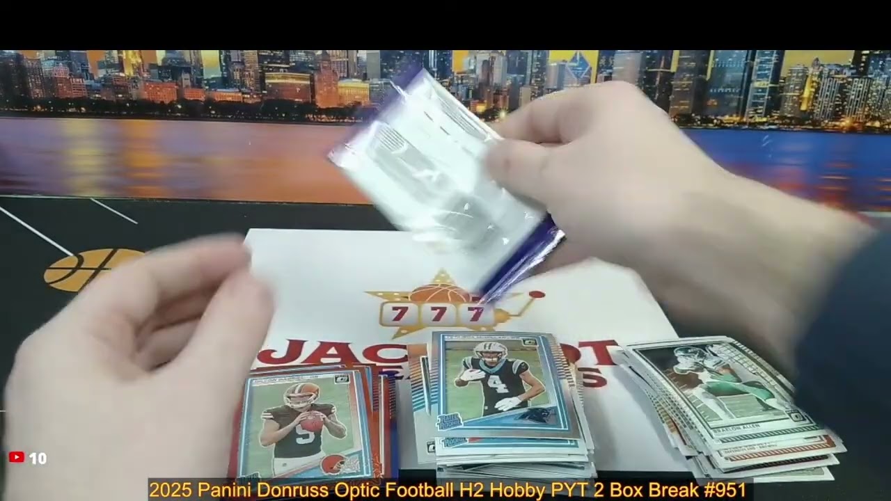 3-18-26 2025 Panini Donruss Optic Football H2 Hobby PYT 2 Box Break #951 - 2 Box Break!