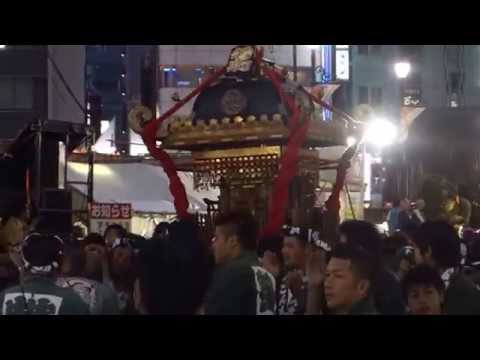 池袋　ふくろ祭り２０１４　宵神輿大パレード　若駒會　2014.9.28 Ikebukuro Mikoshi