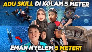 MOANA, SULAIMAN, AND DIJEH DIVE 5 METERS FOR THE FIRST TIME! SO NERVE-WRACKING..!!