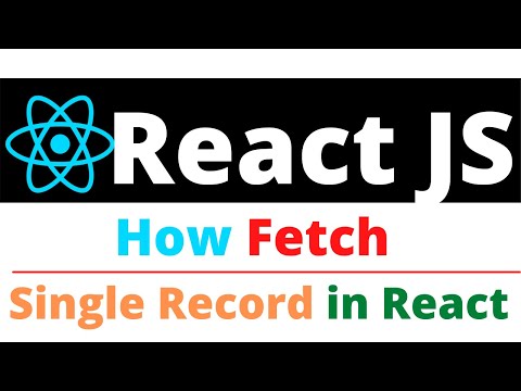 How to Fetch Single Record in React using ExpressJS and MongoDB