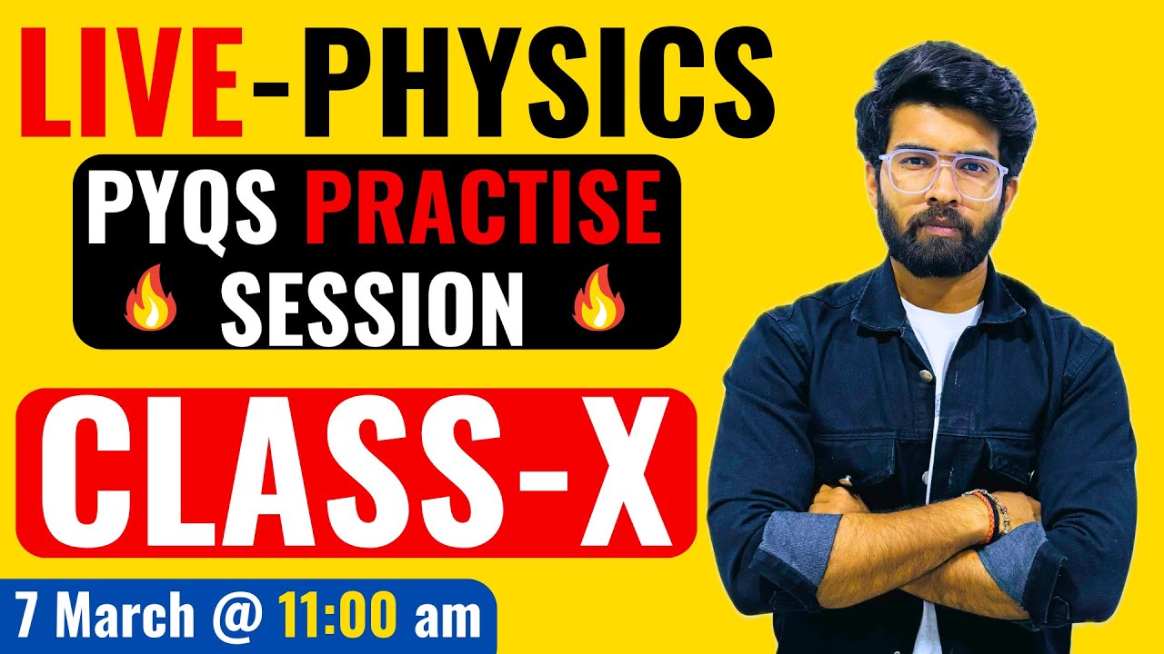 Explosive Learning: Live Class X Physics Mastery for GSEB Success! 🚀 # ...