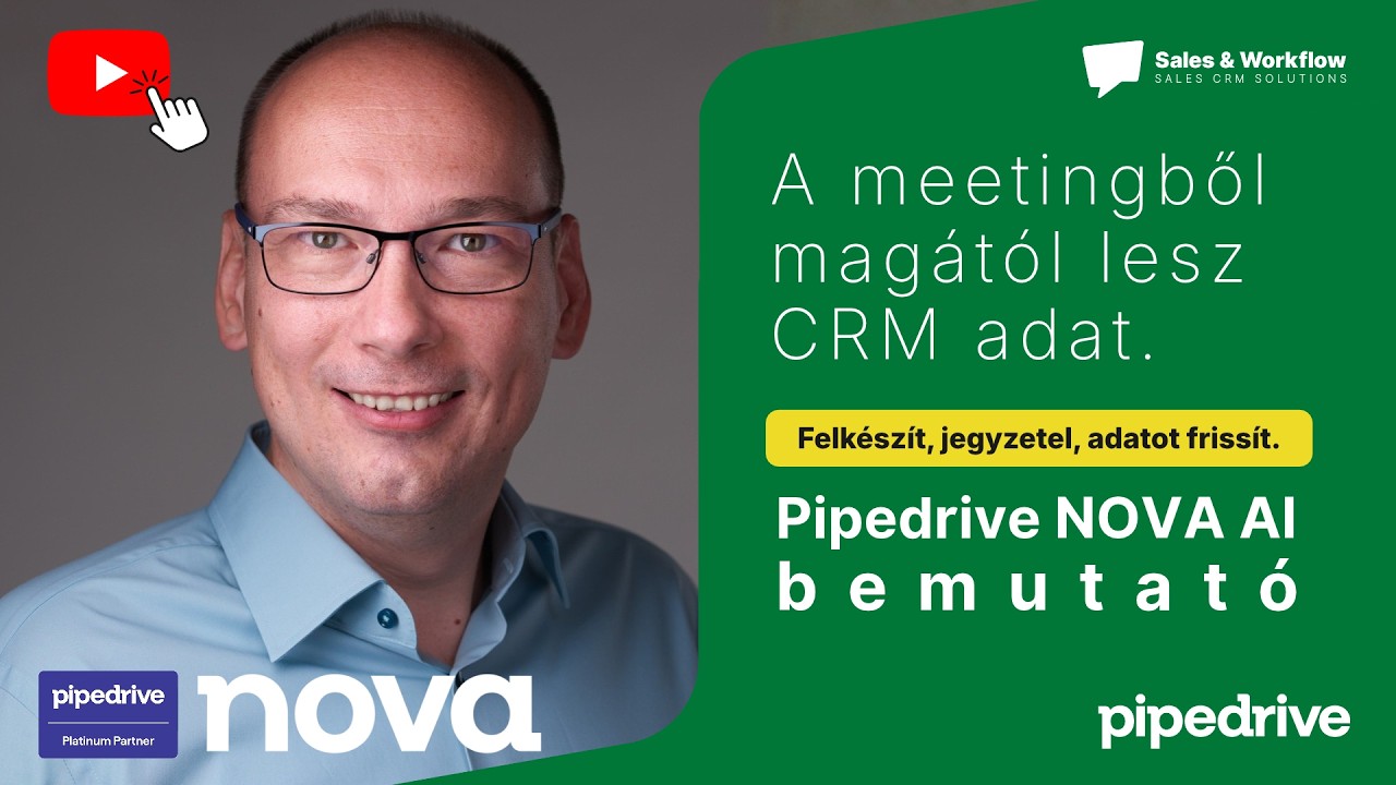 Pipedrive Nova részletes bemutató – videó borítóképe