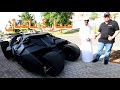 سيارة باتمان في الإمارات دبي مع حسن كتبي و حسن الظفيري و فالكون Dubai Batmobile Tumbler UAE