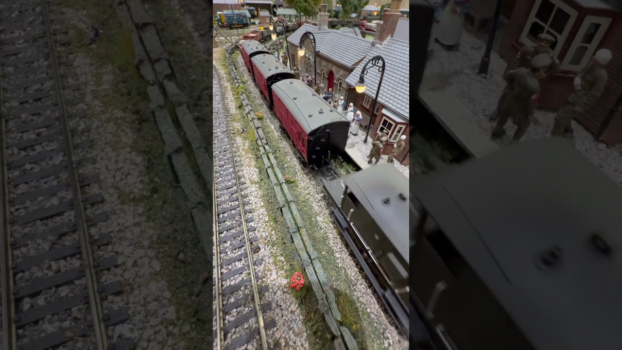 Passing through the Victorian station Standard Class 5. 73049, pulling mixed freight.