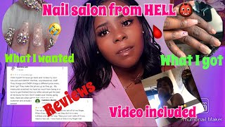 STORY TIME: NAIL SALON FROM HELL!! 😱W/ VIDEO & RECIEPTS🔥| SHE MADE ME BLEED 🤬YA’LL!!‼️ screenshot 2