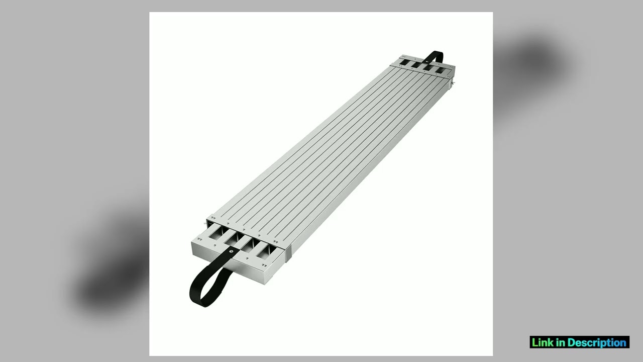 Aluminum Work Board69 Ft Retractable Work BoardAluminum Extension Board With 440 lb