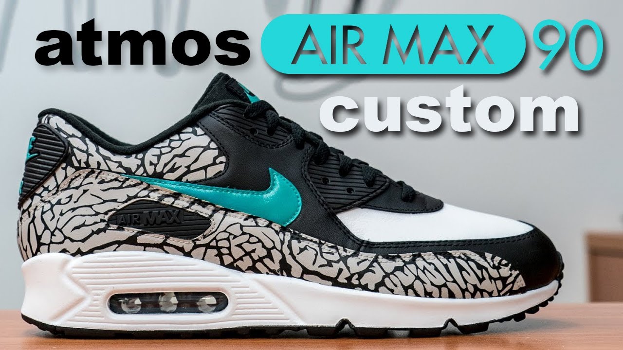 nike air max 90 custom sneakers