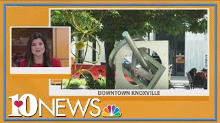 New art in downtown Knoxville go up in Krutch Park