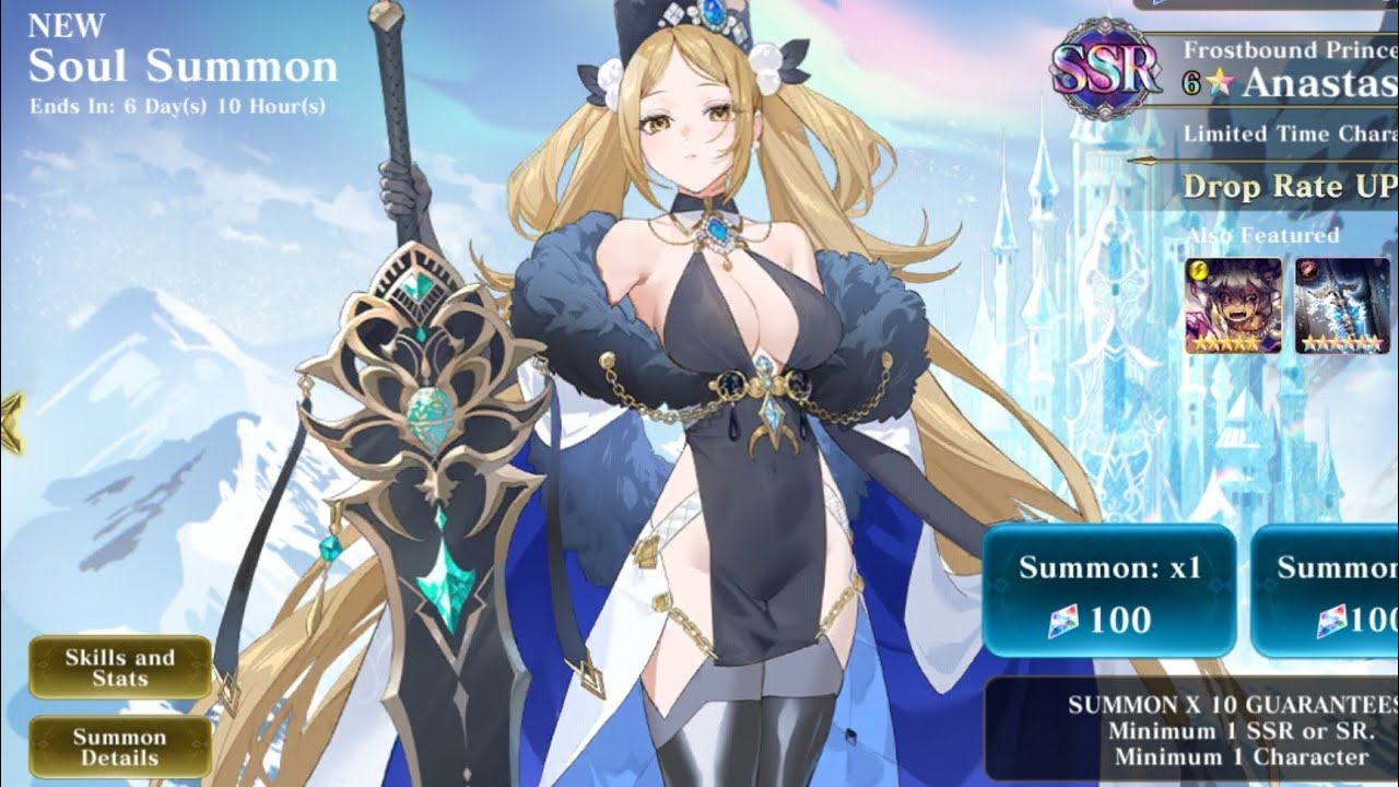 Summoning New Princess 👸  in EVERTALE 👑