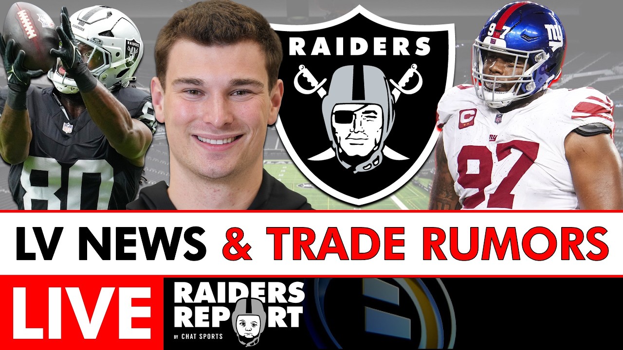 WATCH: Raiders News Live: Ian Thomas Signing, Fernando Mendoza Visit & Dexter Lawrence Trade Rumors