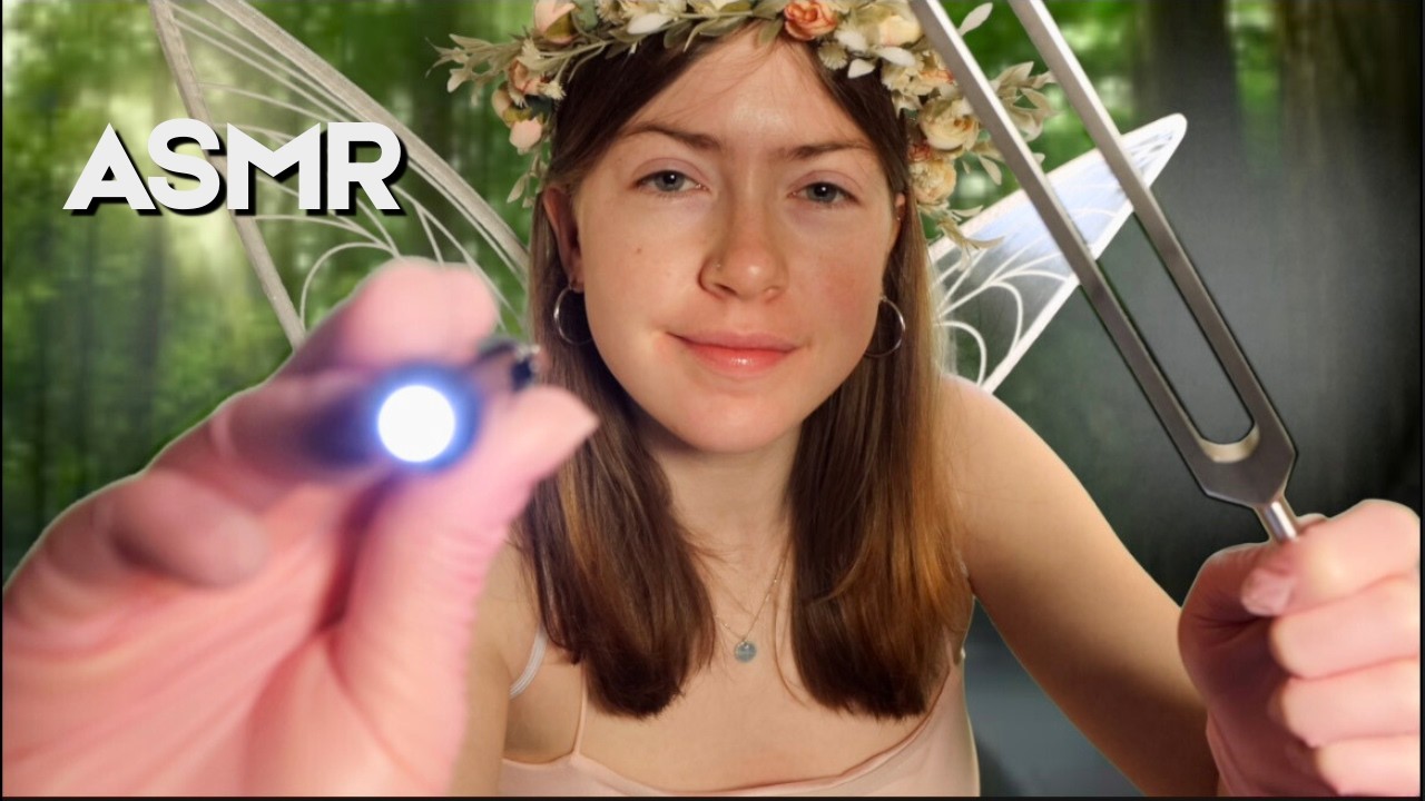 ASMR Fairy Cranial Nerve Exam 🧚🏻‍♀️✨ Soft Spoken, Personal Attention Medical Roleplay For Deep Sleep