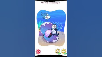 Dop Choo-Delete Puzzle Level 18 The real ocean danger #shorts #trending #viral