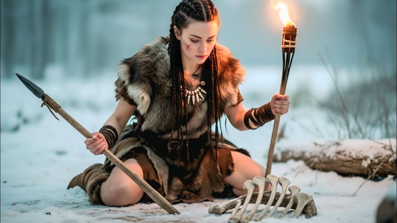 Prehistoric Human Surviving And Struggle || Million Of Years Ago when Everything Is White 