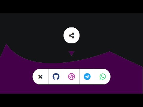 Social Shared Button Using HTML& CSS - Tutorials