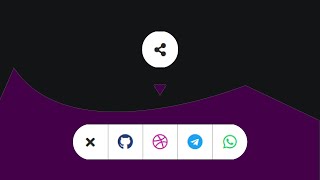 Social Shared Button Using HTML& CSS - Tutorials
