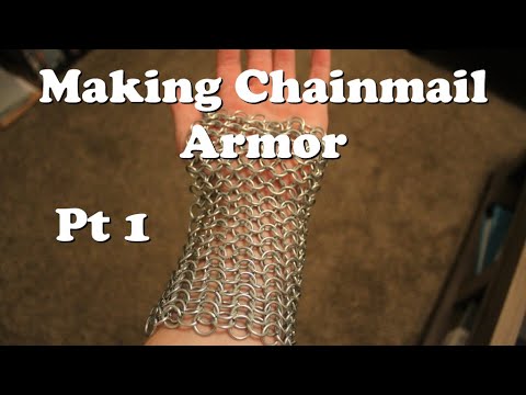 How To Make Medieval Armor (Chainmail) PT 1