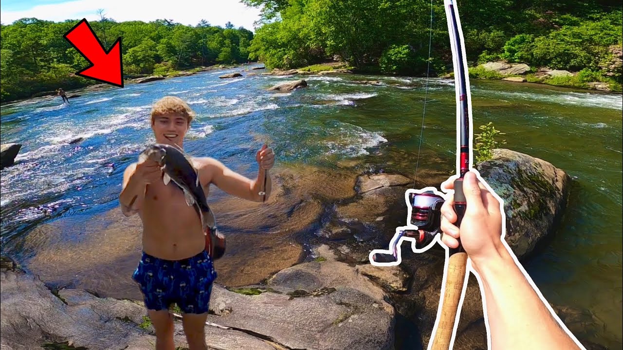 I took a NOOB Fishing in a SKETCHY River!!