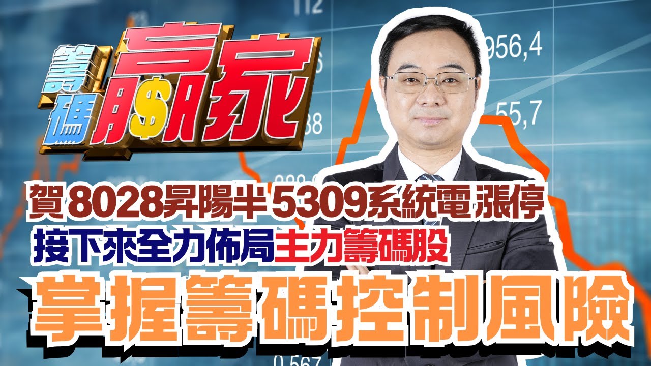 籌碼贏家】賀8028昇陽半5309系統電漲停接下來全力佈局主力籌碼股│掌握籌碼控制風險│陳威伯│20240807 - YouTube