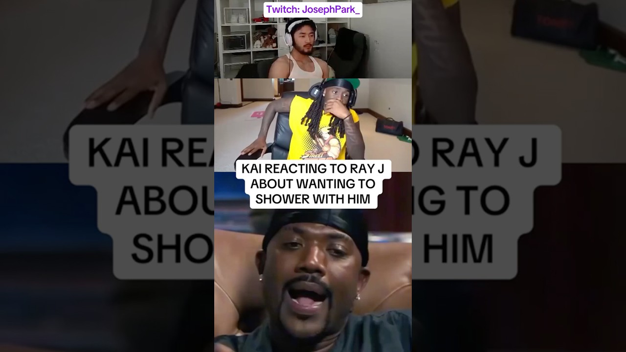 Kai Cenat Reacts To Ray J Wanting To Shower With Him 