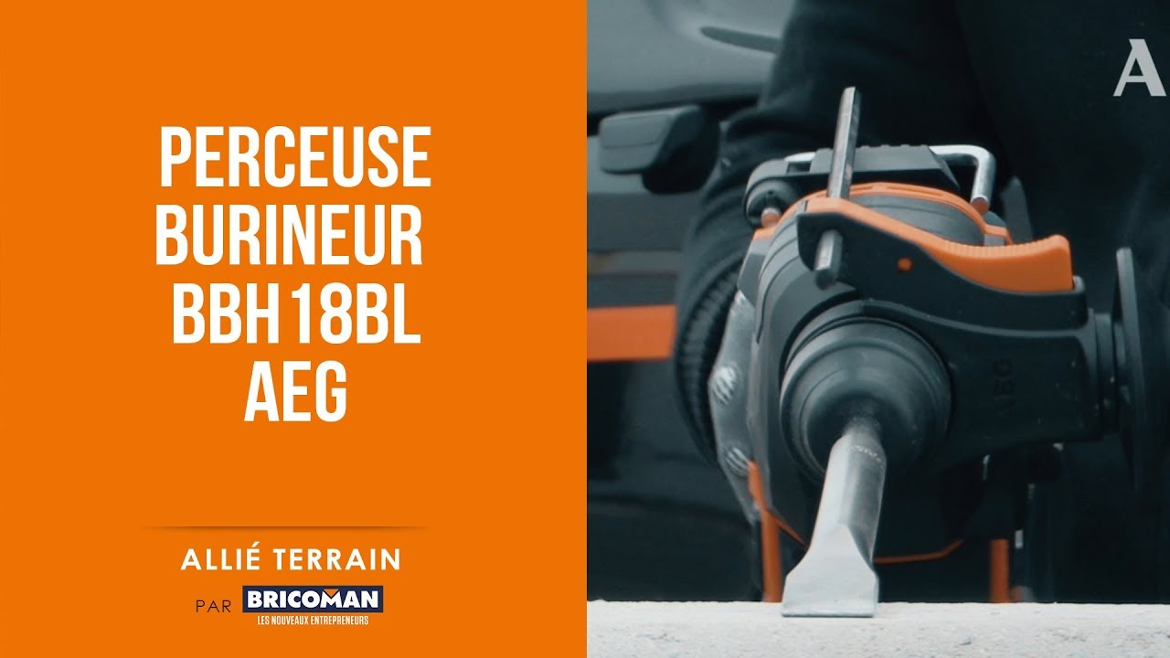 Allie Terrain Perceuse Burineur Bbh18bl Aeg Youtube