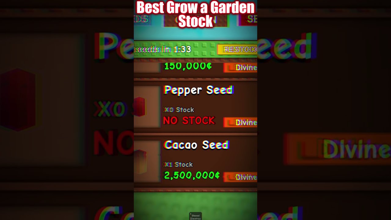 Best Grow A Garden Stock 