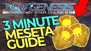 Where To Farm Meseta In Under 3 Minutes - Pso2 New Genesis All Ways To Earn Meseta