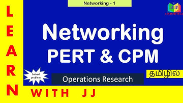 #networking || Part 1 || #operationsresearch  ||#pert || #cpm
