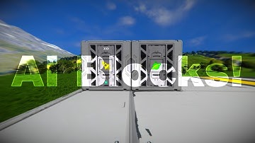 Space Engineers AI Automatons Blocks - - Flight (Move) and Basic Task - Blocks can follow you now!