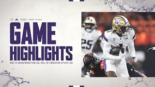 2023 No. 5 Washington vs Oregon State Full Game Highlights