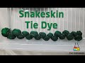 Tie Dye Design:  Snakeskin Tie Dye Shirt