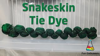 Tie Dye Design:  Snakeskin Tie Dye Shirt