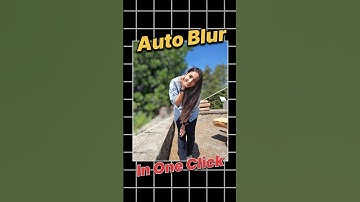 Auto Blur Photo Background App |Secret Auto Blur App #photoediting