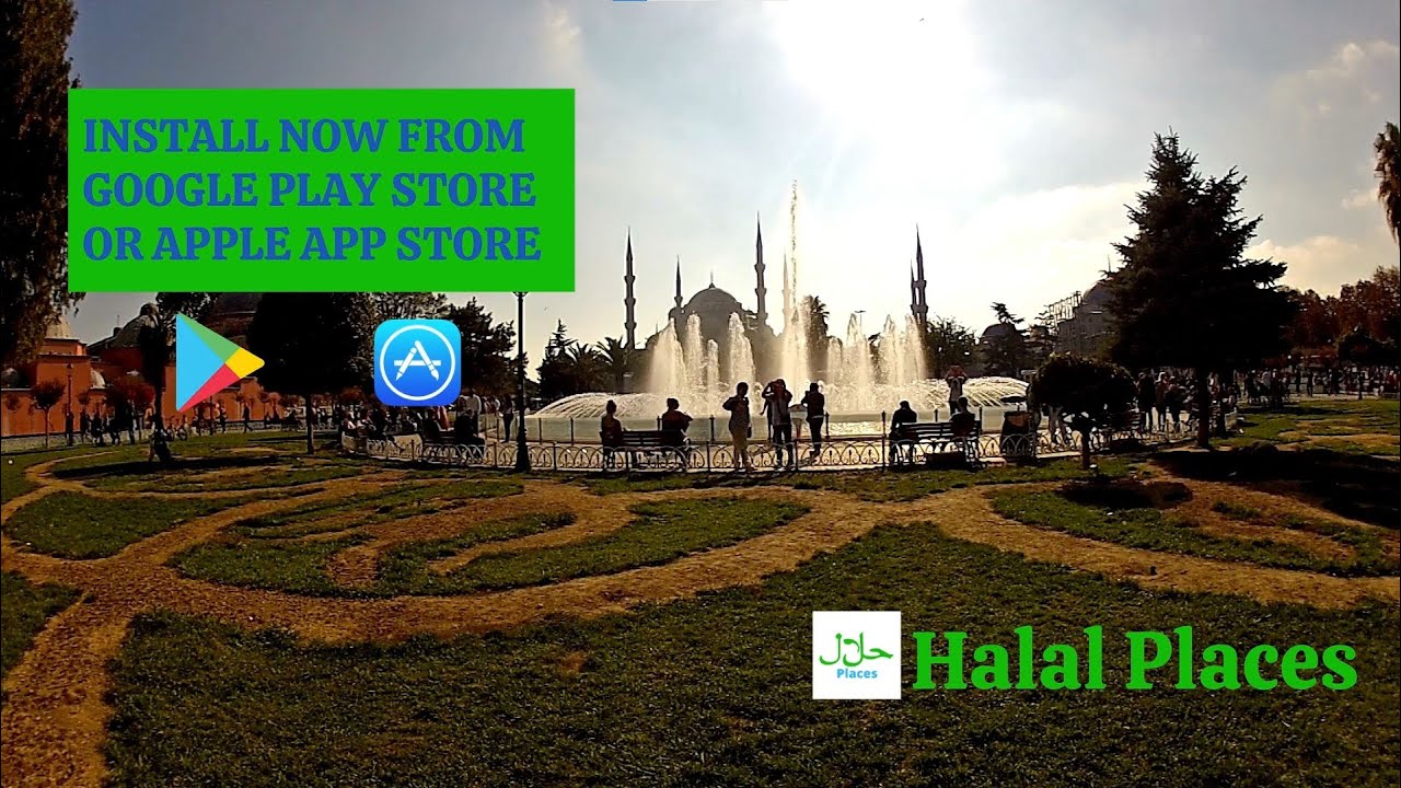 Halal Places Mobile App Promo | Find Halal Places Near You | Download