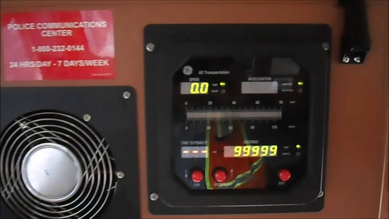 CSX 3058 in cab ride