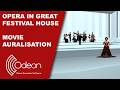 Opera in Great Festival Hall - ODEON 19 Movie Auralisation (Listen with headphones!)