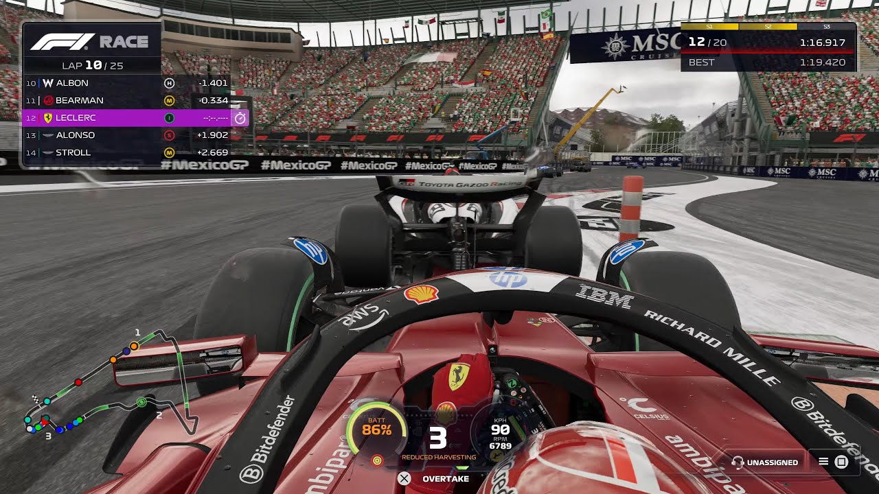 F1 25 | Mexico City | Ferrari SF-25 | Leclerc