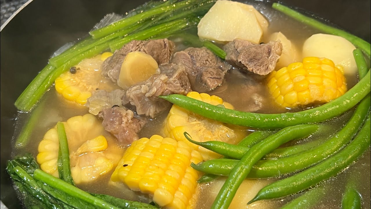 BEEF NILAGA BEEF SHANK SOUP becky pi YouTube