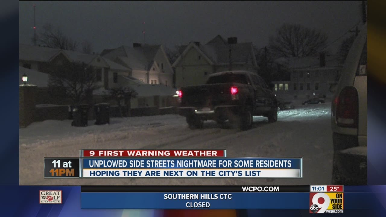 Frustration, feeling forgotten in the snow