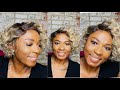 $23 CURLY PIXIE!? PERFECT FOR SUMMER!! Outre The Daily Wig Synthetic Hair Lace Part Wig - SYLVIE
