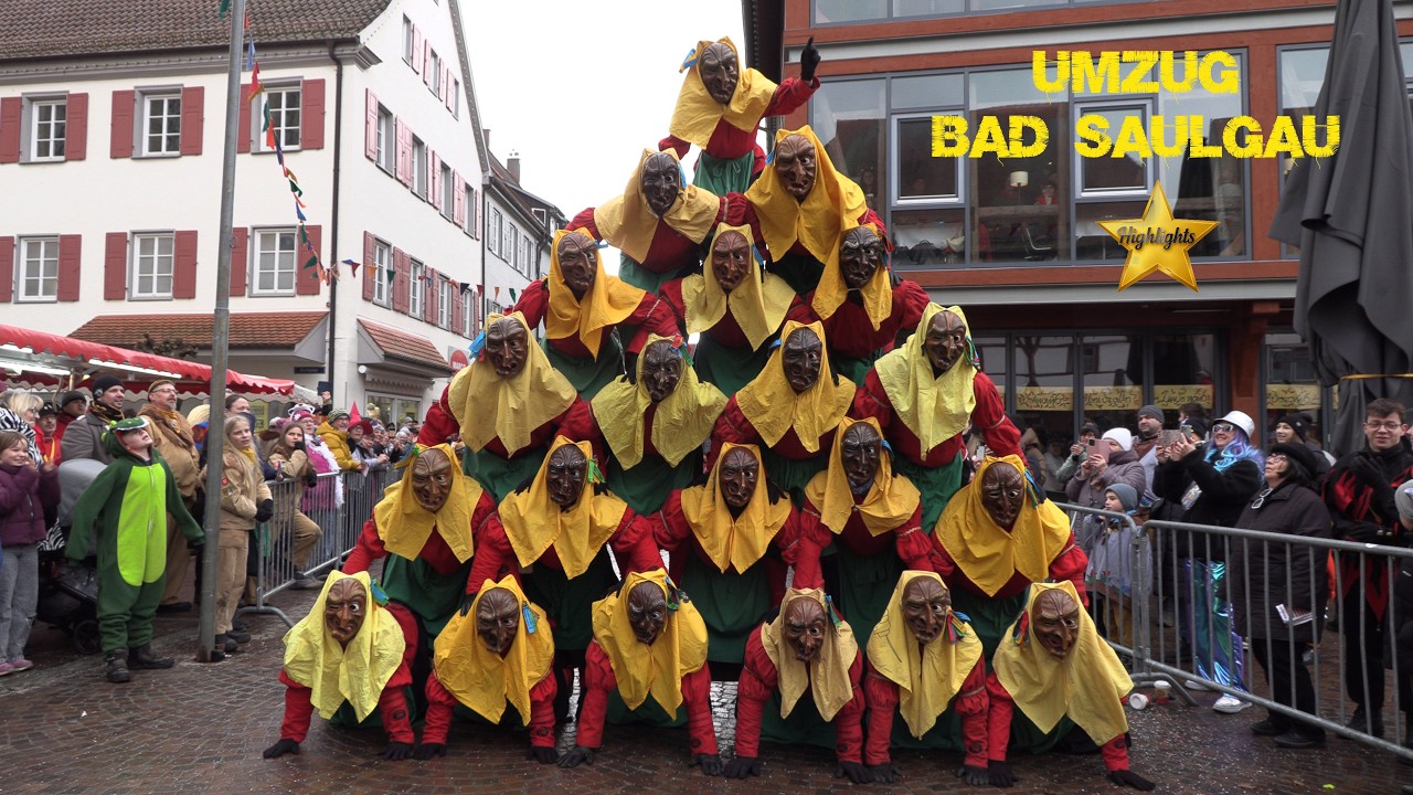 Fasnet Umzug in Bad Saulgau HIGHLIGHTS!! Videovorschau