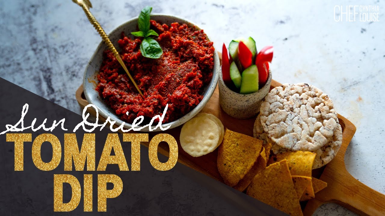 How To Make a Sun Dried Tomato Dip Vegan recipe for your chips! YouTube