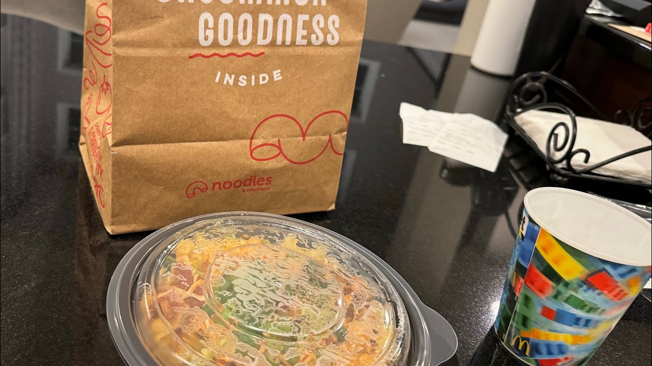 Noodles and Company, buffalo chicken mac & cheese review YouTube