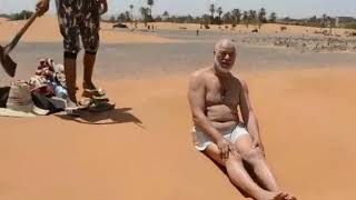 Le bain de sable à Merzouga العلاج بالرمال مرزوكة